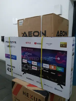 Polystar 43" Frameless Smart Tv PV-HK43FLSM (Home Friendly)