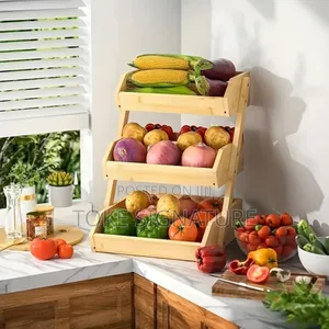 Bamboo Vegetable and Fruit Rack