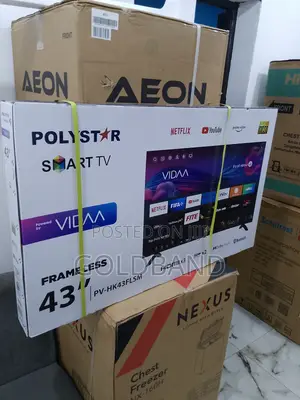 Vidaa 43" Polystar Frameless Full HD Smart Tv PV-HK43FLSM
