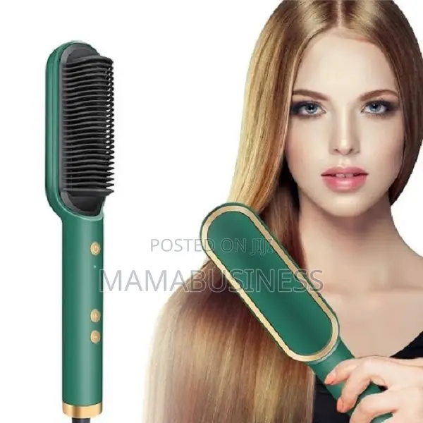 2 in 1 Electric Hair Straightener Comb