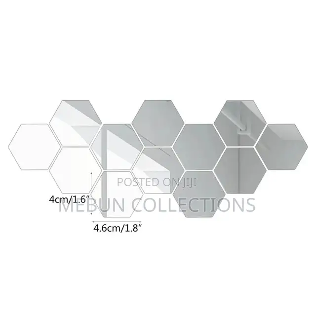 12pcs Diagonal Mirror