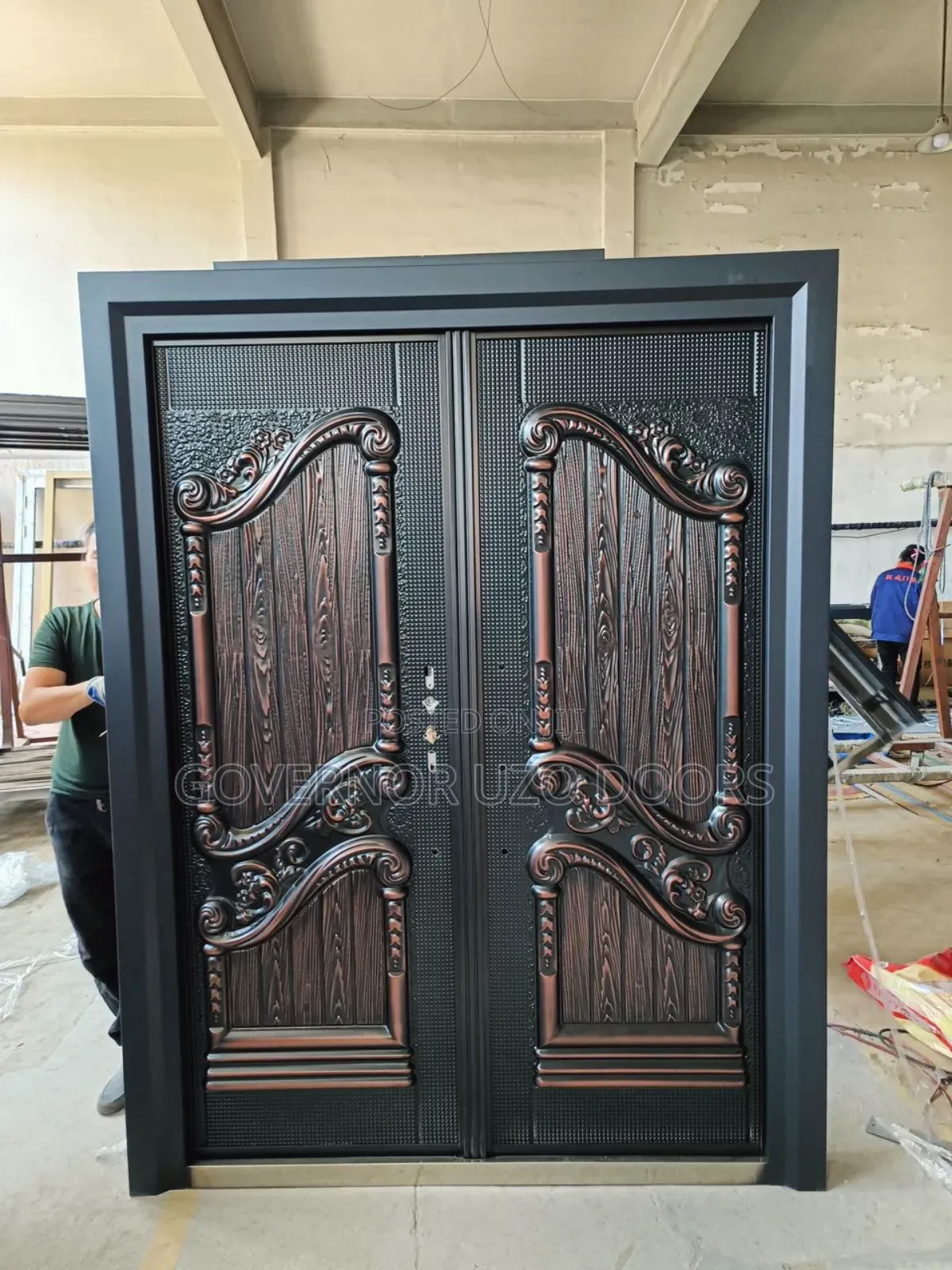 5ft Cast Aluminium Security Strong Door