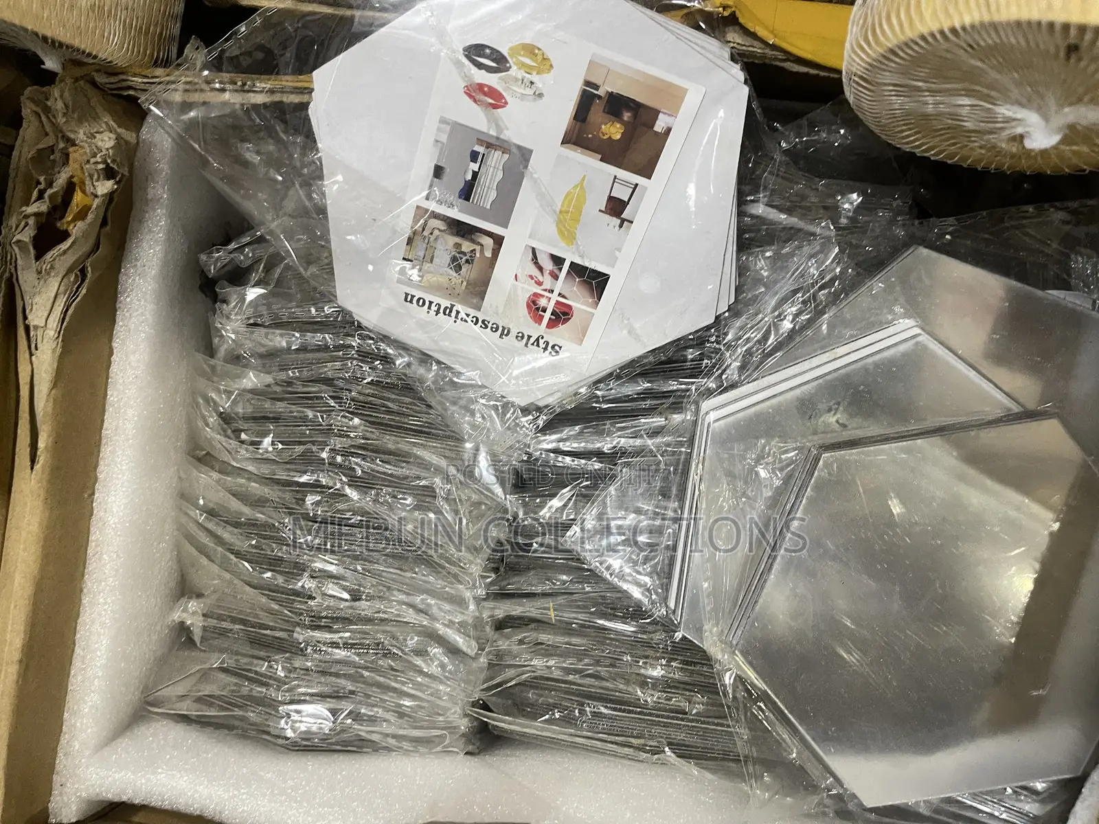 12pcs Diagonal Mirror