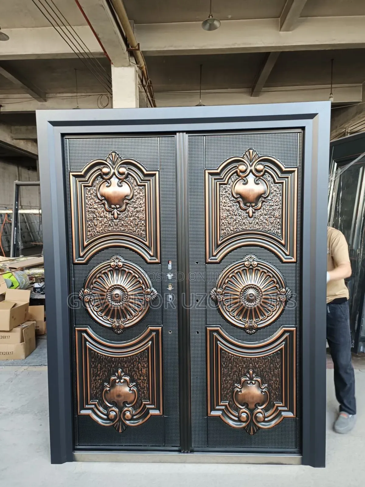5ft Cast Aluminium Security Strong Door