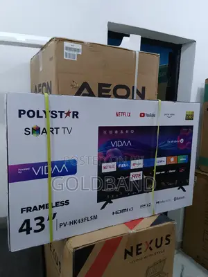 The Classic Polystar 43" Frameless Smart Tv PV-HK43FLSM