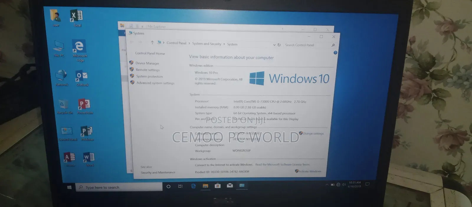 Laptop Dell Latitude 5480 8GB Intel Core I5 SSD 256GB