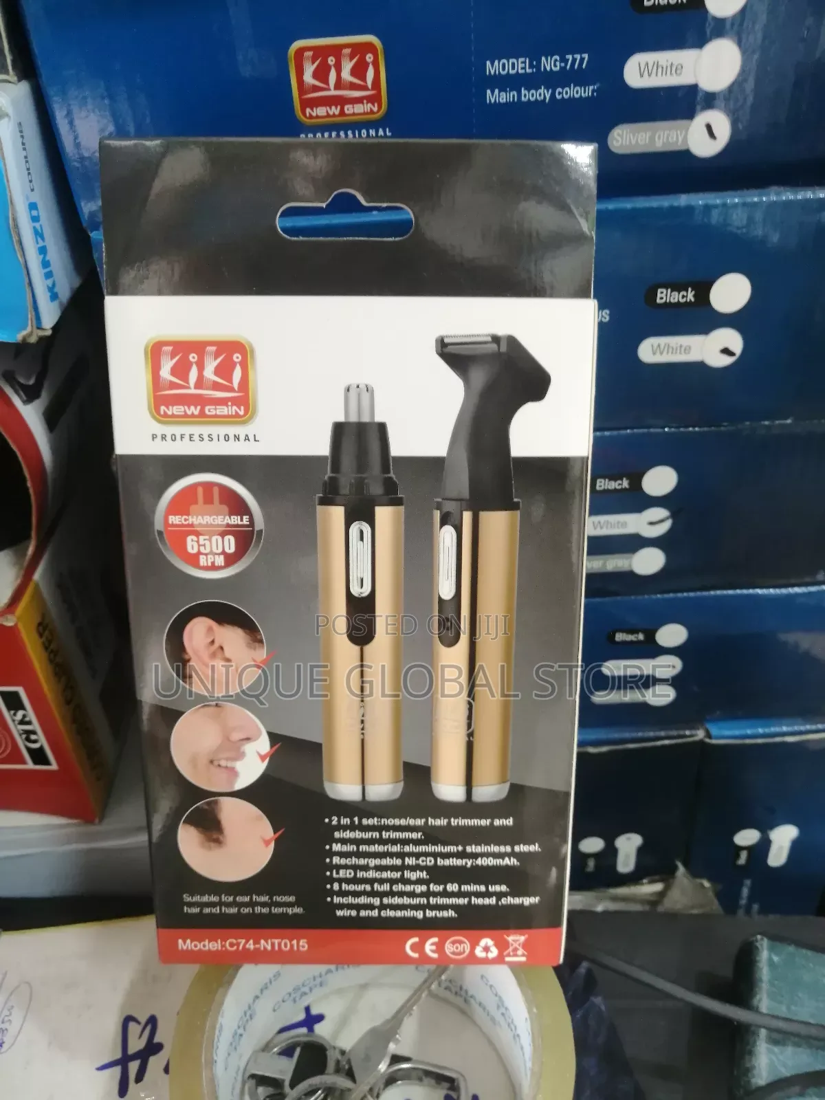 Kiki 2 in 1 Rechargeable Trimmer
