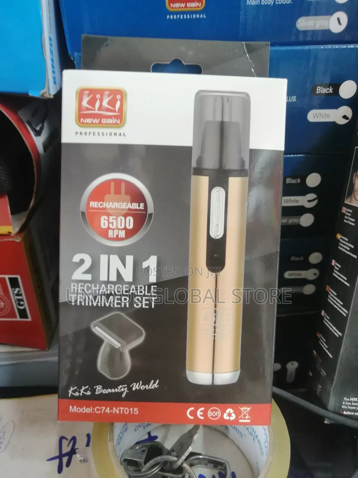 Kiki 2 in 1 Rechargeable Trimmer