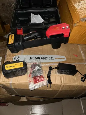 Cordless Chainsaw 12 Inches - 136v X 2 Batteries Brushless