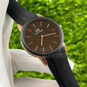 Daniel Washington Quality Luxury Genuine Leather Wristwatch