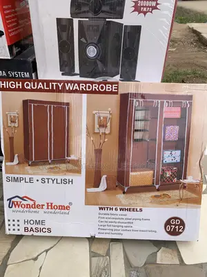Wonder Home Mountable Wardrobe With Wheels