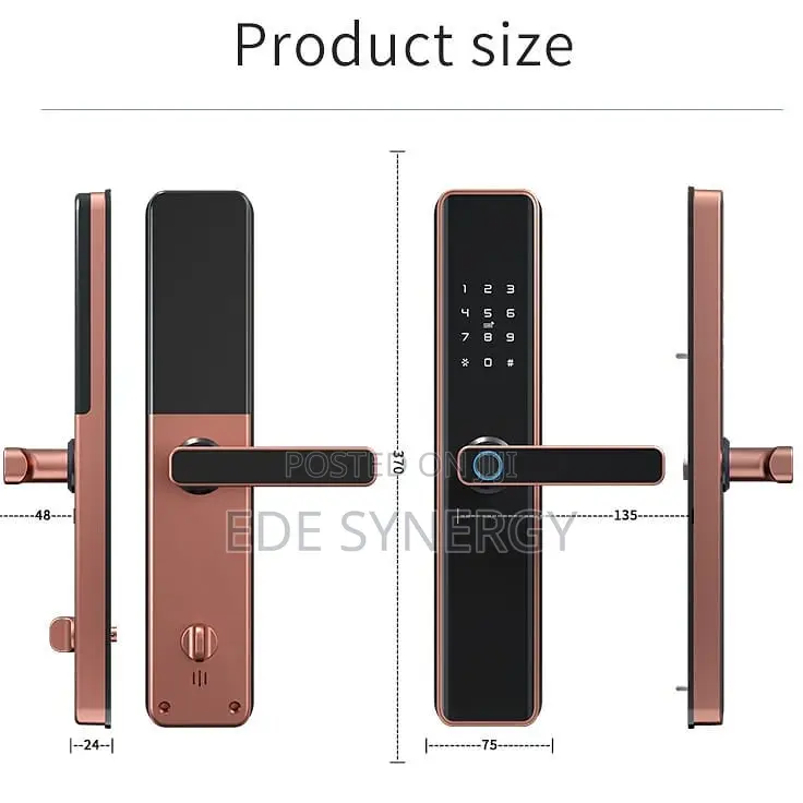 2024 Advanced Features Smartlock - Home and Office Use