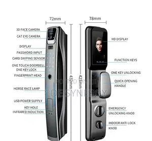 Advanced Feature Automated Biometric Smartlock Home and Offi