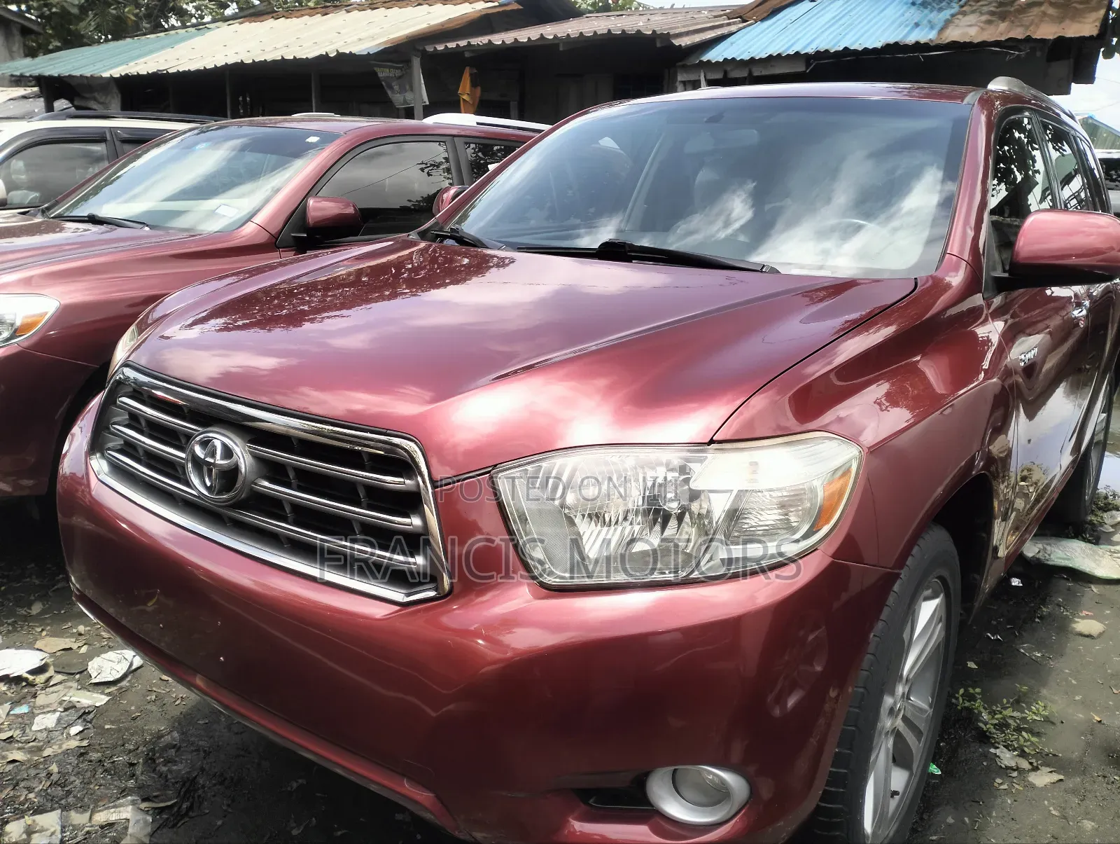 Toyota Highlander Limited 2010 Red