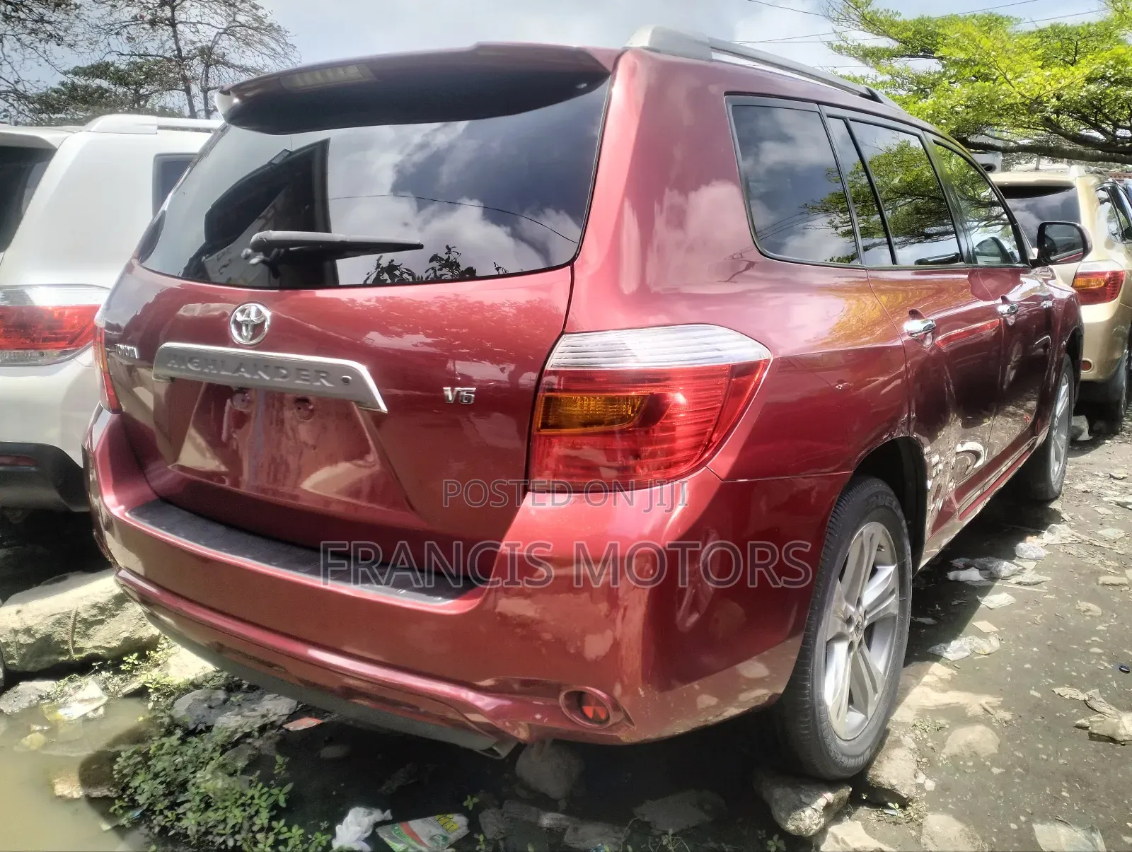 Toyota Highlander Limited 2010 Red