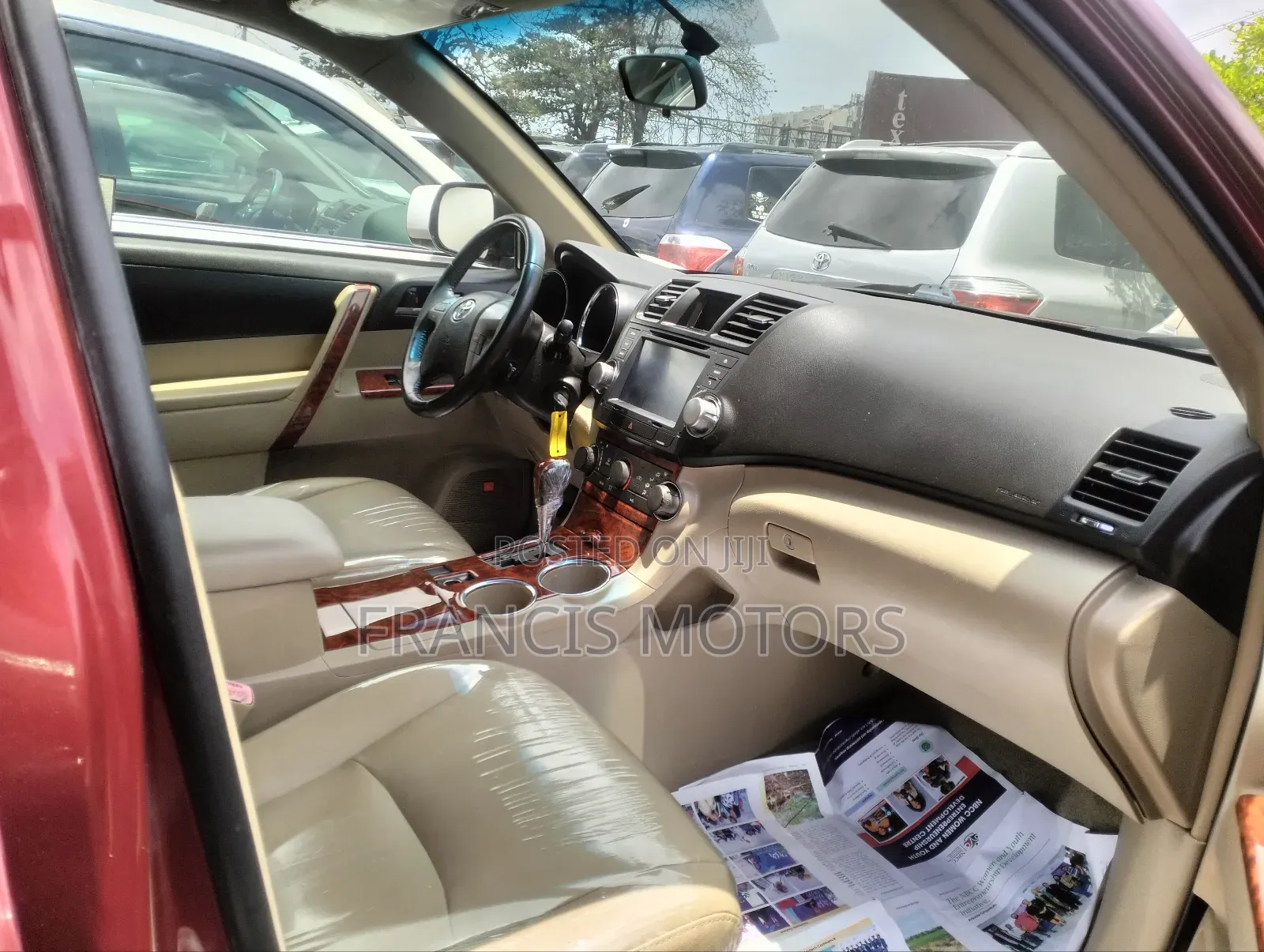Toyota Highlander Limited 2010 Red