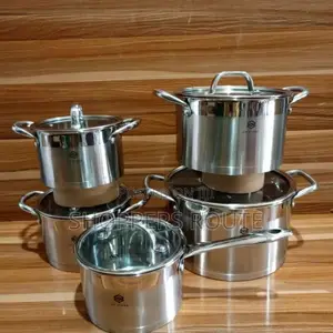 GK Store 10 Piece Stainless Steel Cookware Set