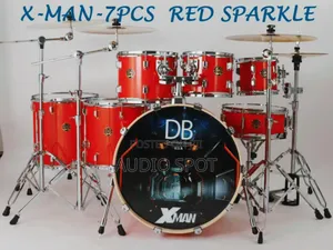 Original D-B X-MAN Professional 7pcs Acoustic Drum Set