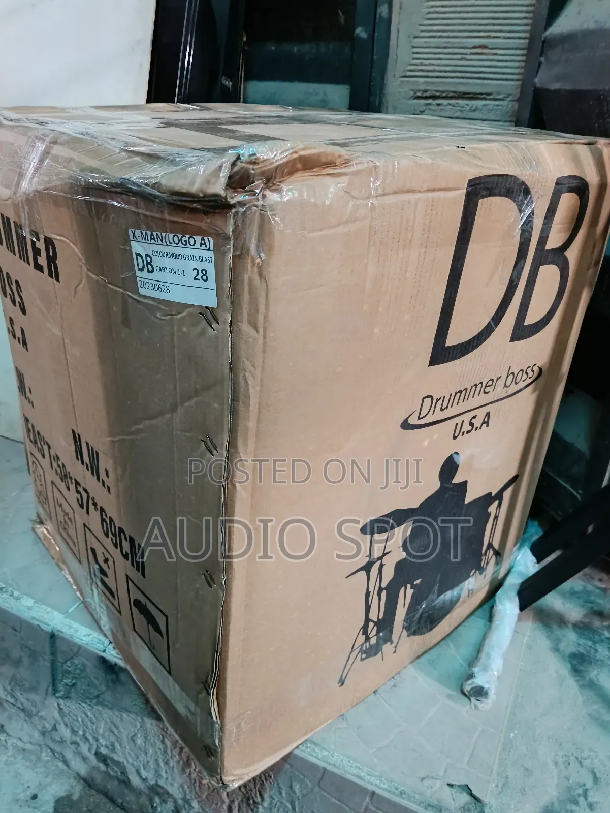 Original D-b Xman Professional Acoustic 5pcs Drums