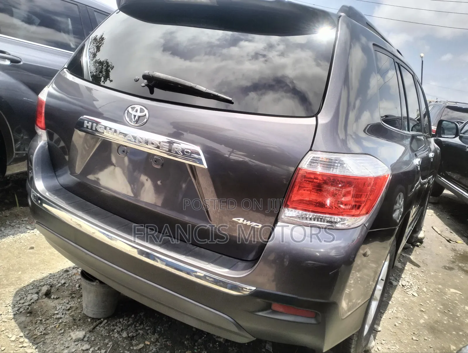 Toyota Highlander 3.5L 4WD 2013 Gray