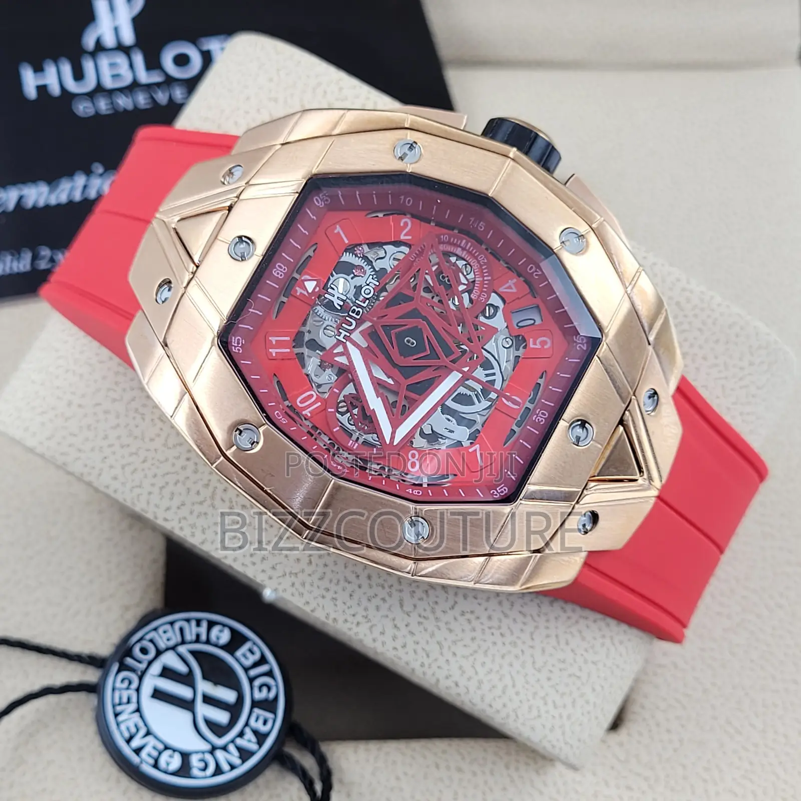 Original Hublot Mechanical Color Selection Rubber Watch