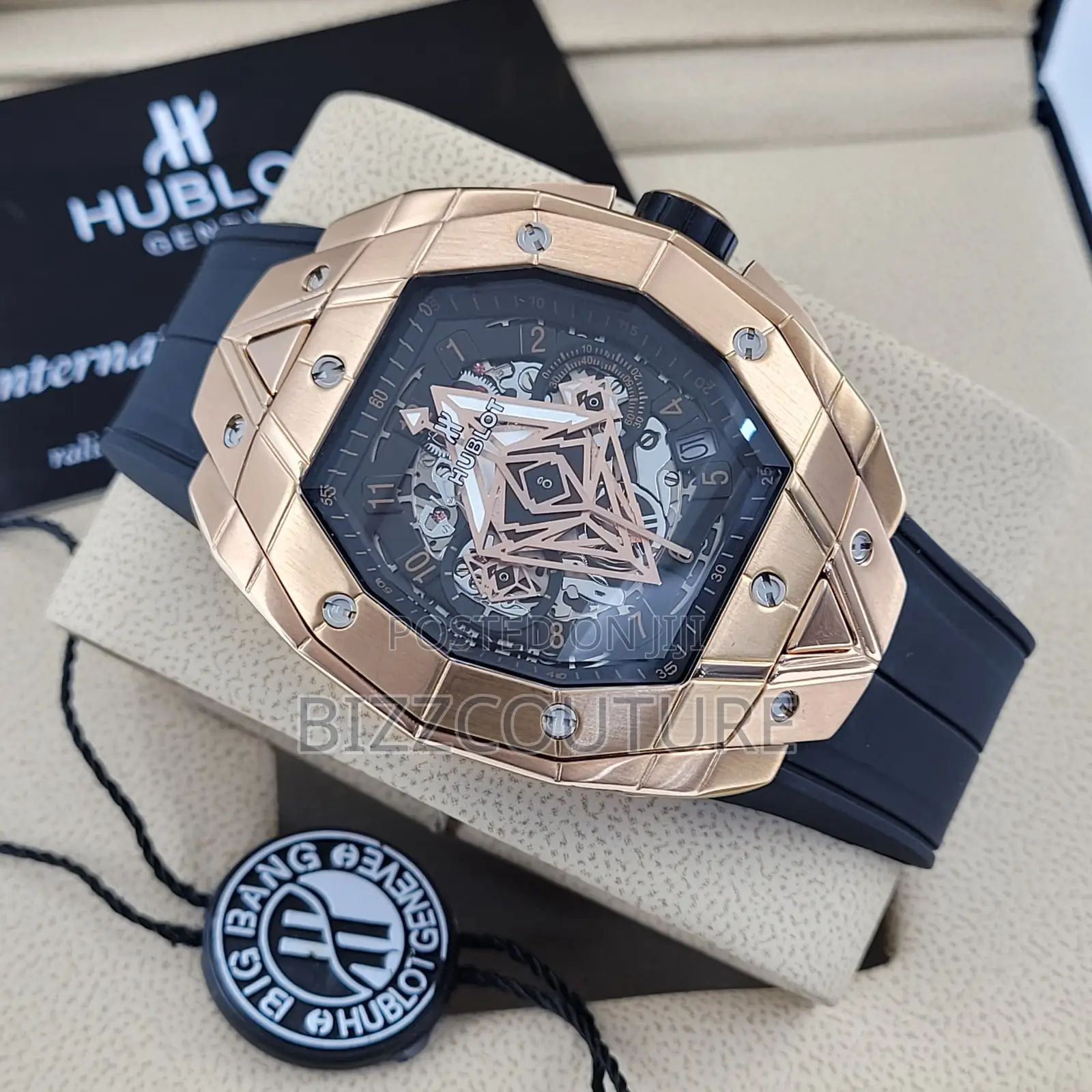Original Hublot Mechanical Color Selection Rubber Watch