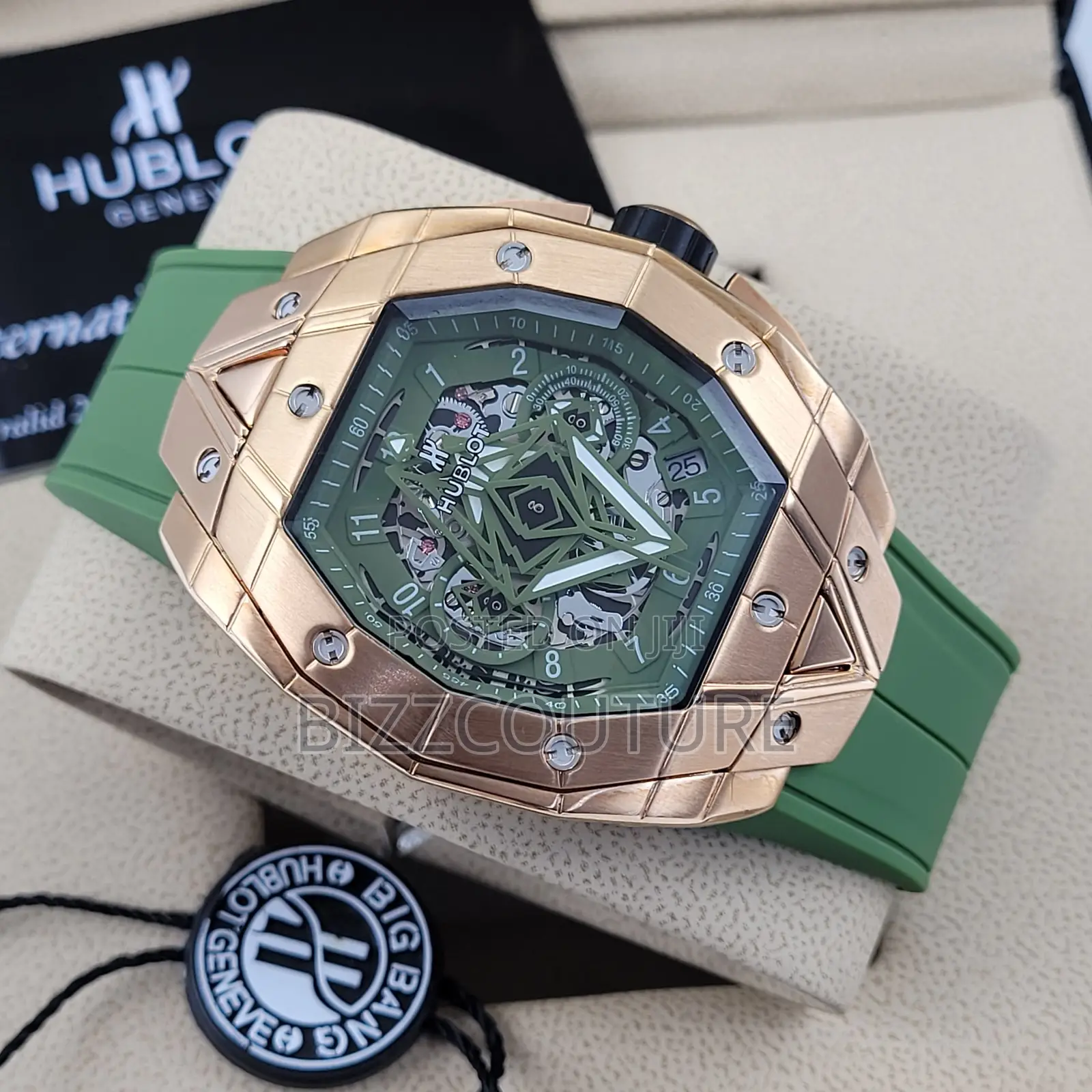 Original Hublot Mechanical Color Selection Rubber Watch