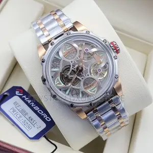 Hanboro Quality Luxury Men Chain Wristwatch