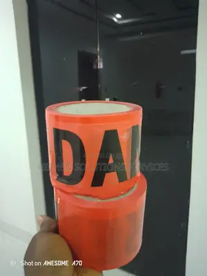 500 Meters Red Barricade Caution Tape
