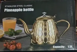 Stainless Steel Tea Pot 1.5L With Removable Infuser