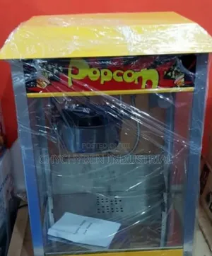 Yellow Popcorn Machine
