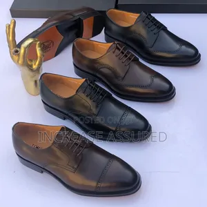Italian Brogues Cooperate Leather Shoes