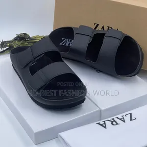Pure Leather Slippers 46