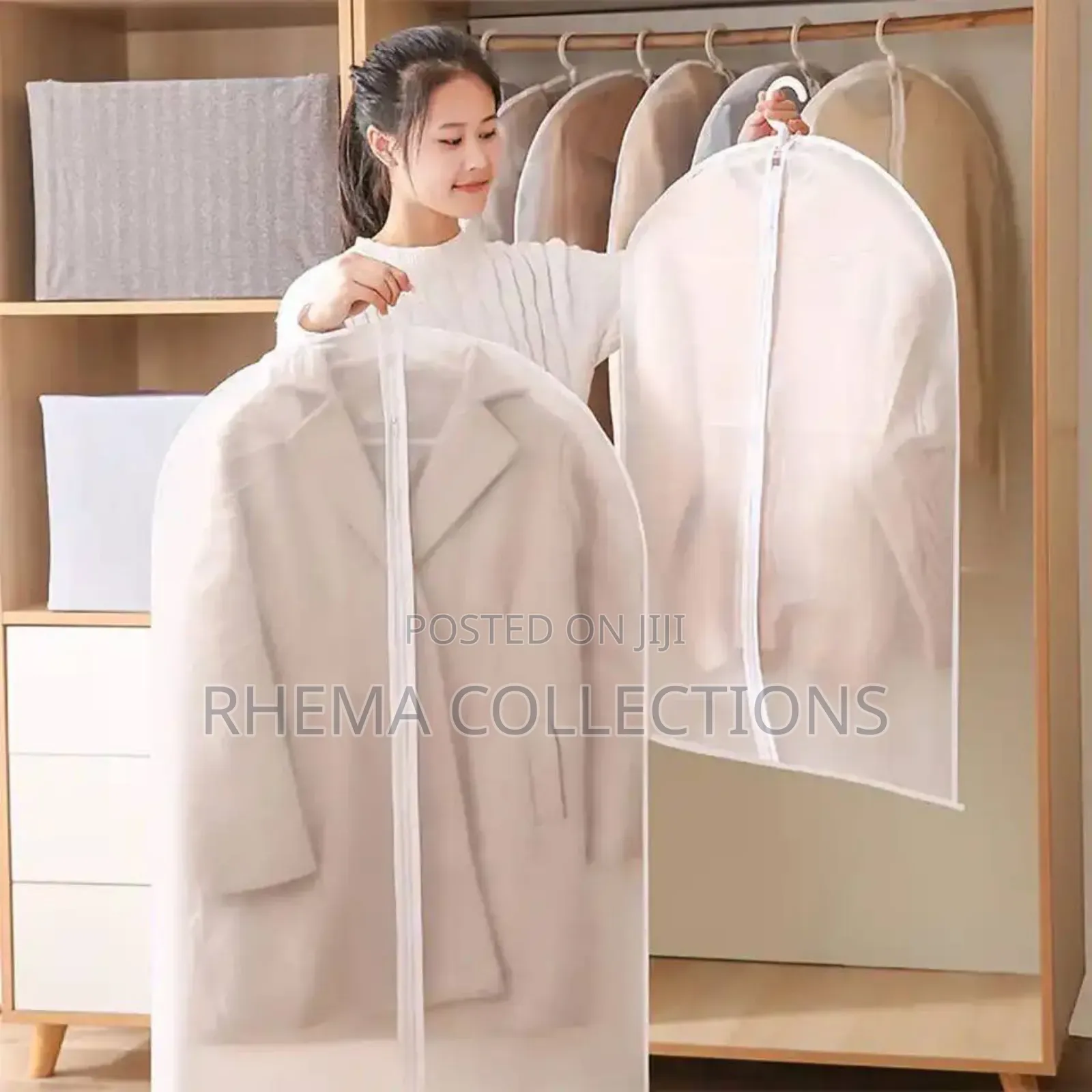 Cloth Hanging Dust Protector Wardrobe Organizer