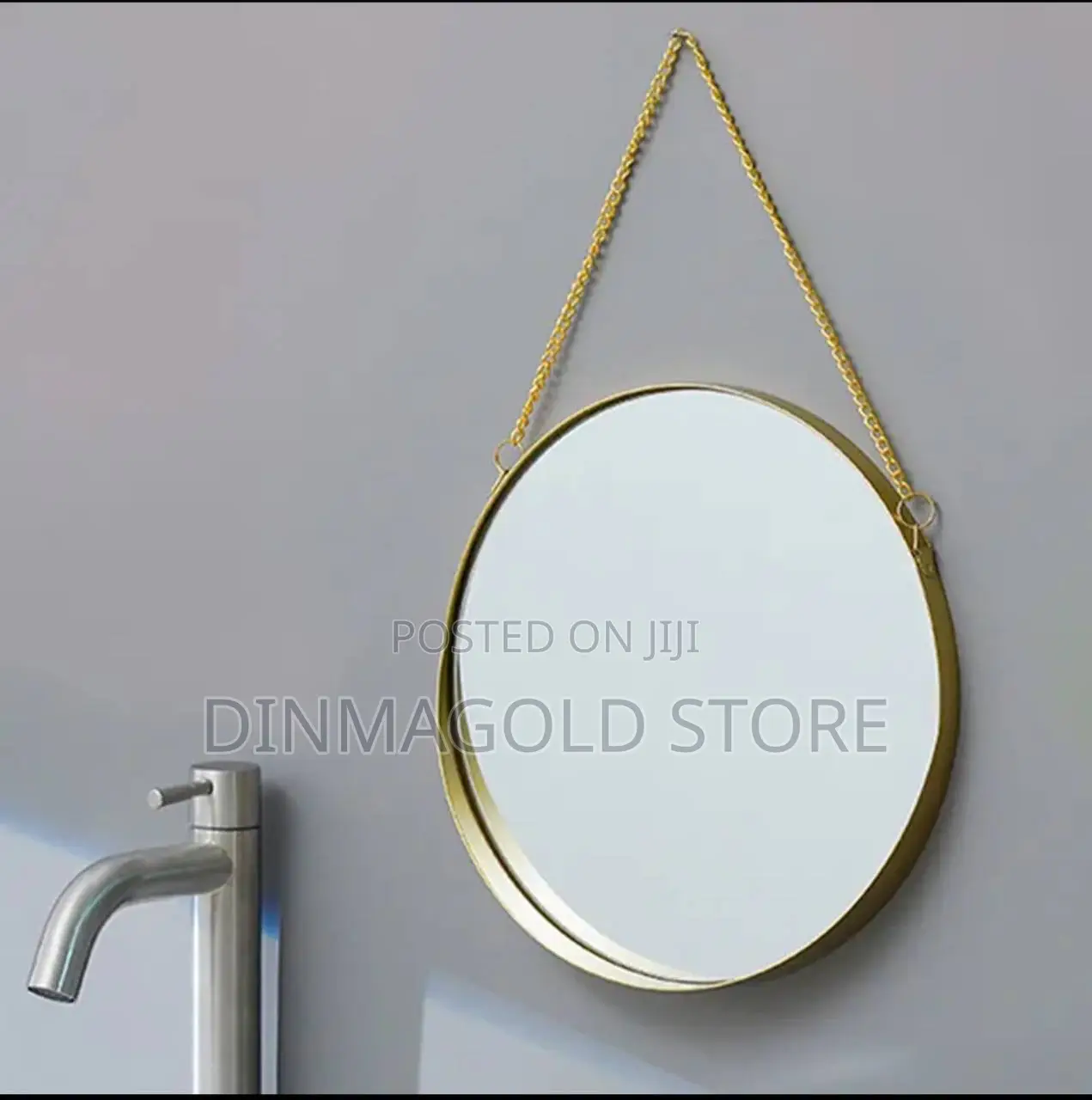 Metal Golden Frame Mirror