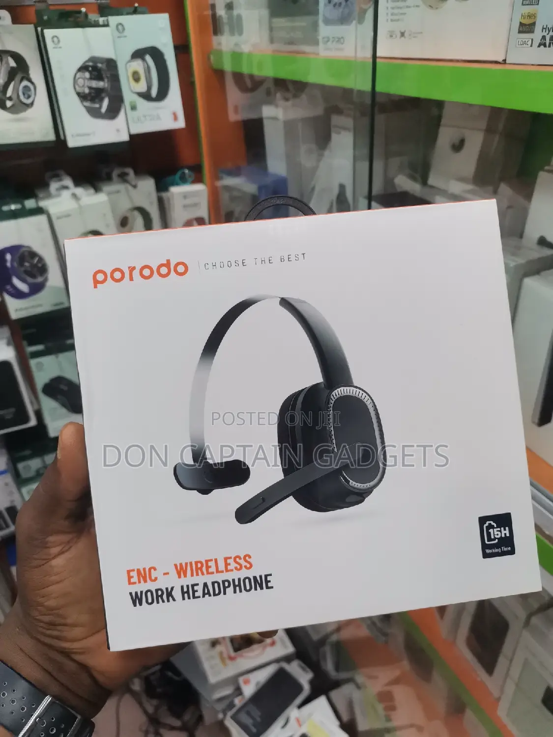Porodo Enc Wireless Work Headset
