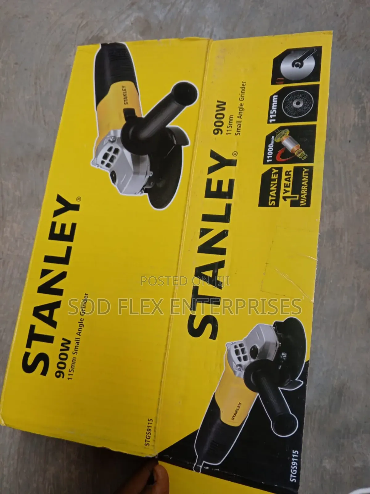 4.5" Stanley Quality and Standard 900w Angle Grinder