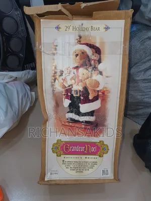 29" Holiday Bear U.S.A Figurine on 50% Discount