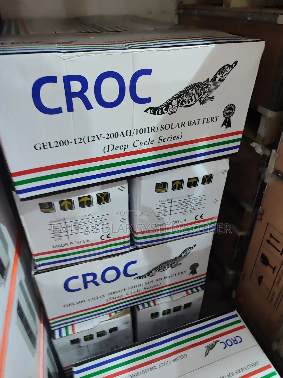 Croc 220amps Dry Cell Battery