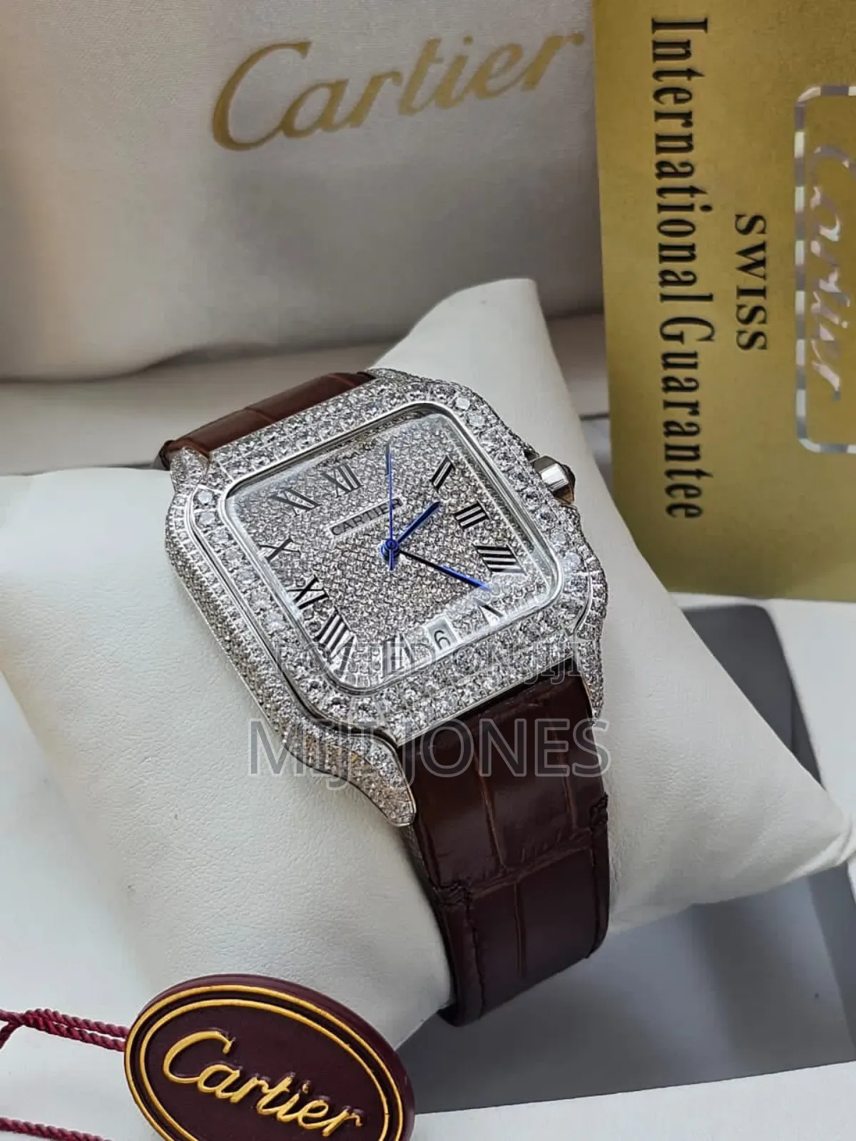 AAA Cartier Studded Dial Watch