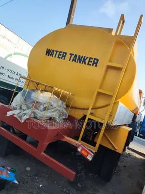 Water Tanker Yellow Truck