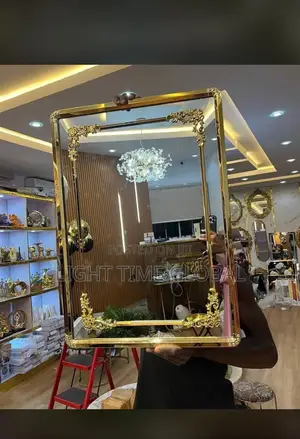 Gold Flame Mirror