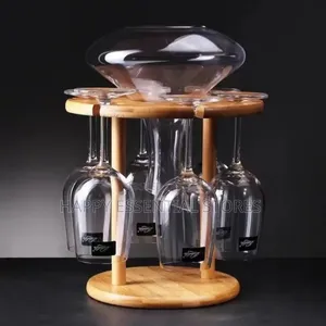 Quality Wine Bottle Rack and Wine Glass Holders 