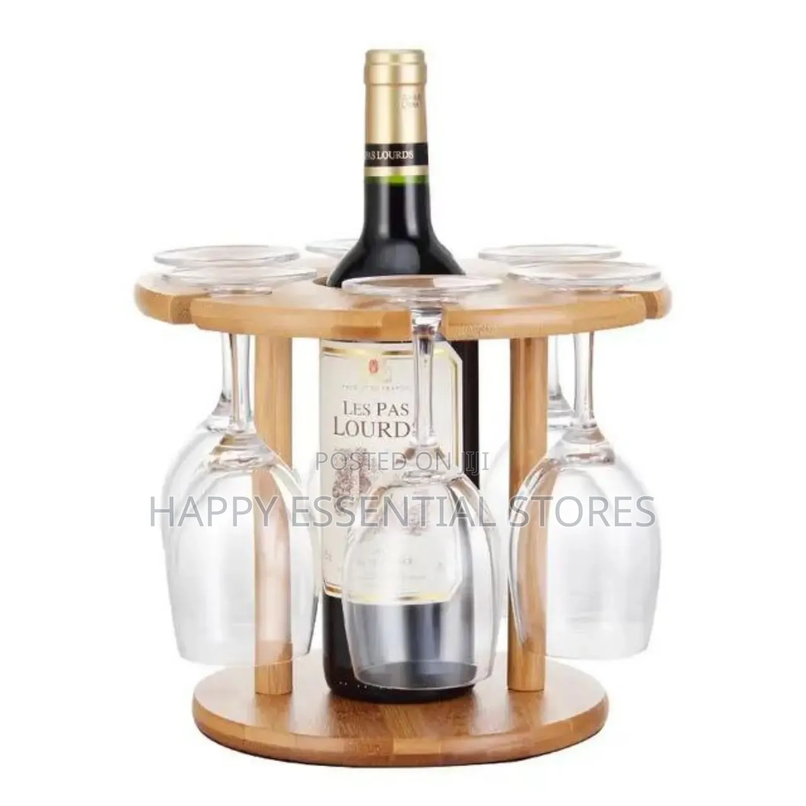 Quality Wine Bottle Rack and Wine Glass Holders 
