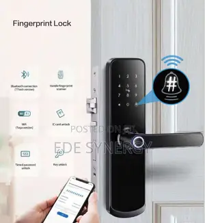 Fingerprint Smartlock, Smart Card, Smart App, Passcode