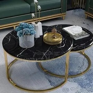 Modern Round Nesting Coffee Table Set