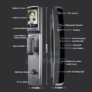 Wifi 3D Face Recognition Fingerprint Digital Smart Lock