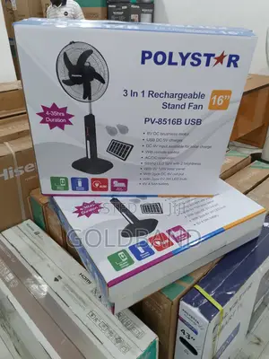 Best Selling 16" Polystar Rechargeable Standing Fan Pv-8516b