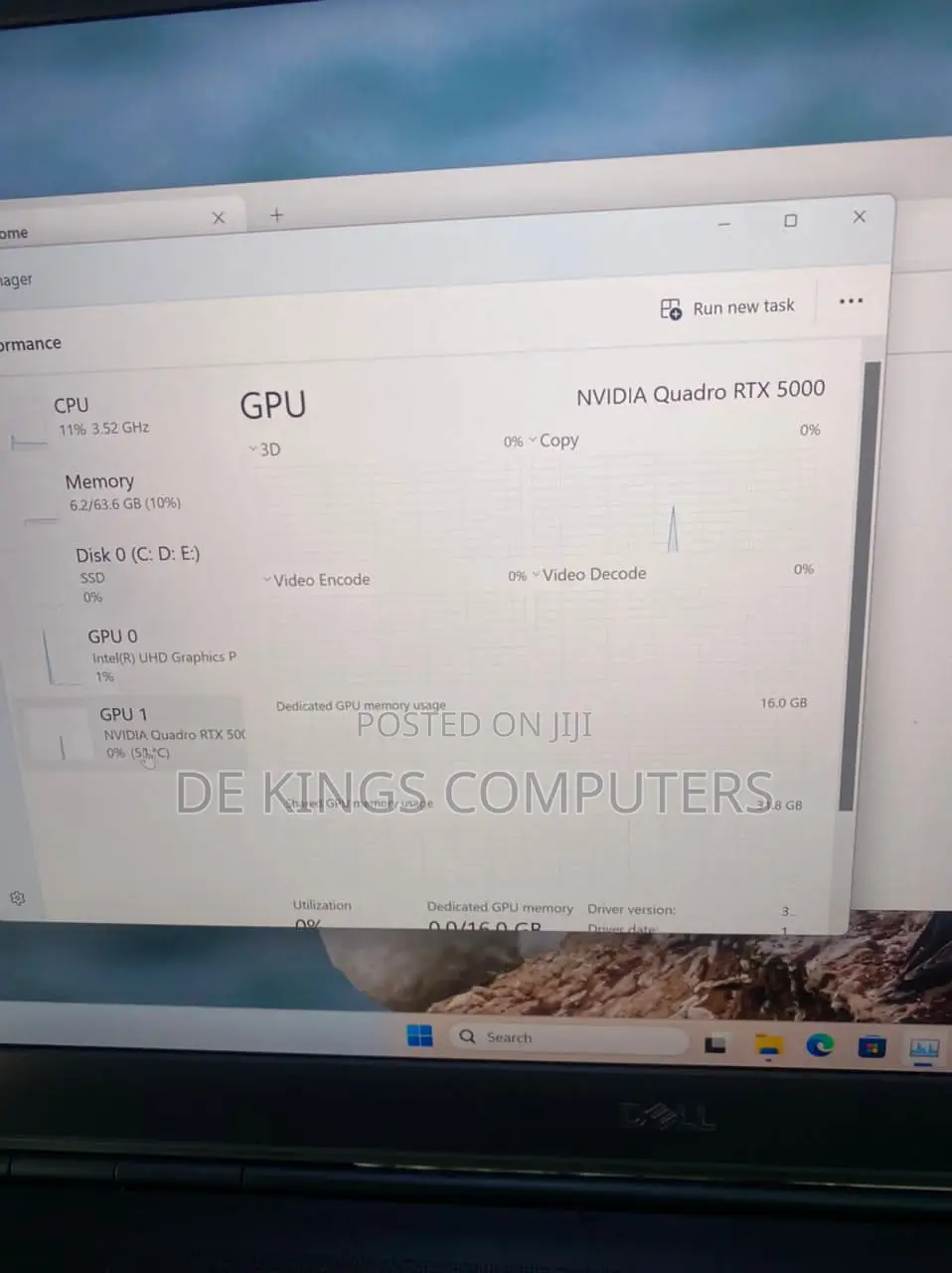 Laptop Dell Precision 7750 64GB Intel Xeon SSD 1T