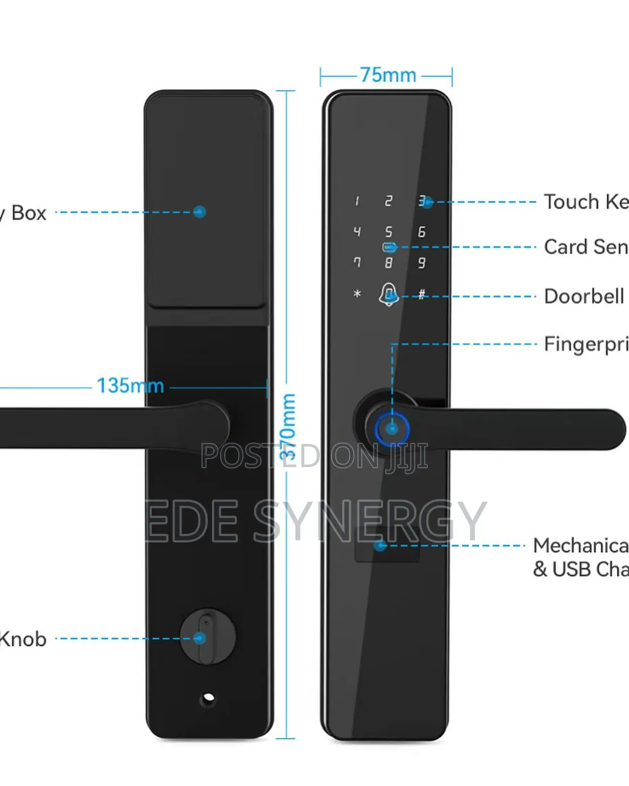 Wifi Smart Lock With Fingerprint Technology